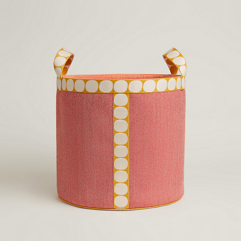 Animaux Blocks basket, large model - Beige | Hermès USA